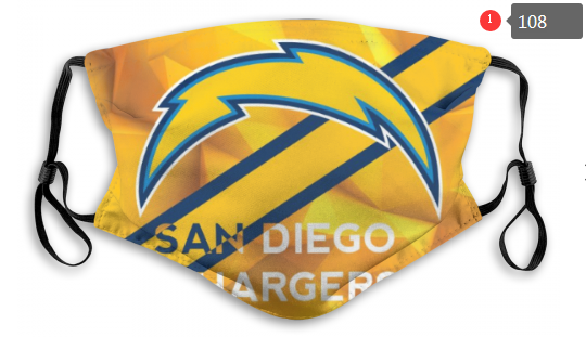NFL Los Angeles Chargers #6 Dust mask with filter